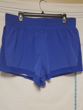 IVL Womens Running Shorts Blue Size 14 Activewear Classic Lightweight